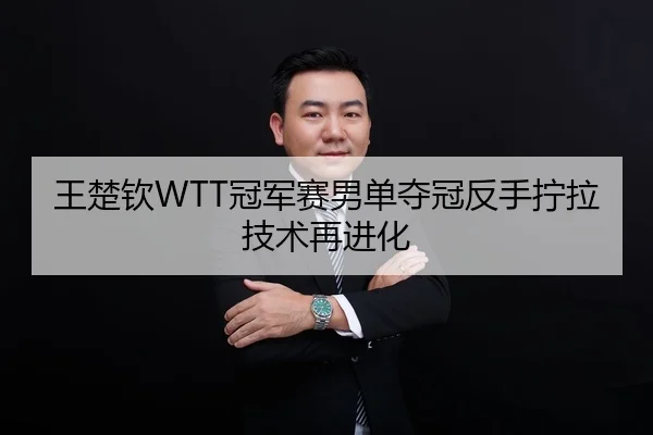 王楚钦WTT冠军赛男单夺冠反手拧拉技术再进化